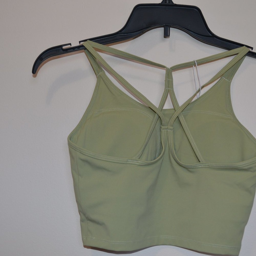 HALARA CLOUDFUL AIR DOUBLE STRAPS CRISSCROSS CROPPED YOGA TANK NWT - Picture 3 of 4